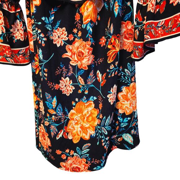 Flying Tomato rose floral off shoulder dress floral romance - Picture 6 of 7